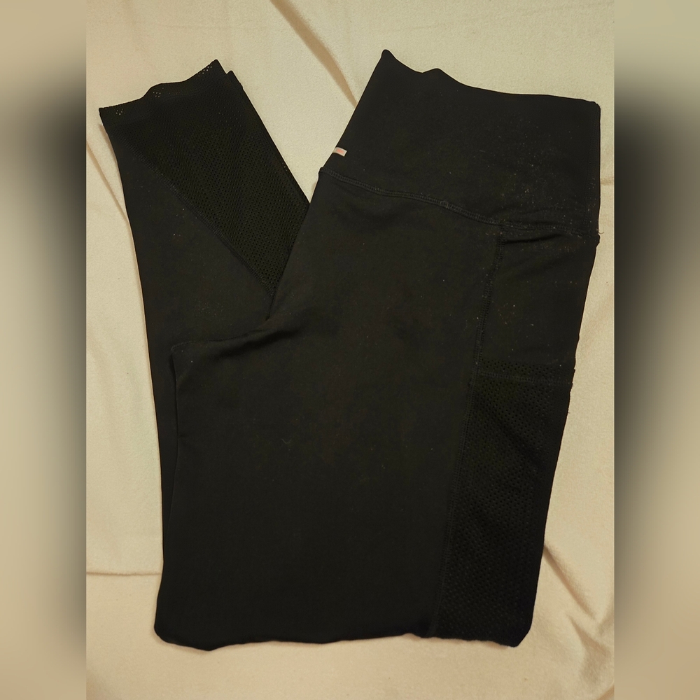 Aerie Womens Black Leggings XL Long, Good Condition